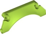 Lime Technic Panel Car Mudguard Arched #30 9 x 2 x 3 Straight To - LEGO - 42531