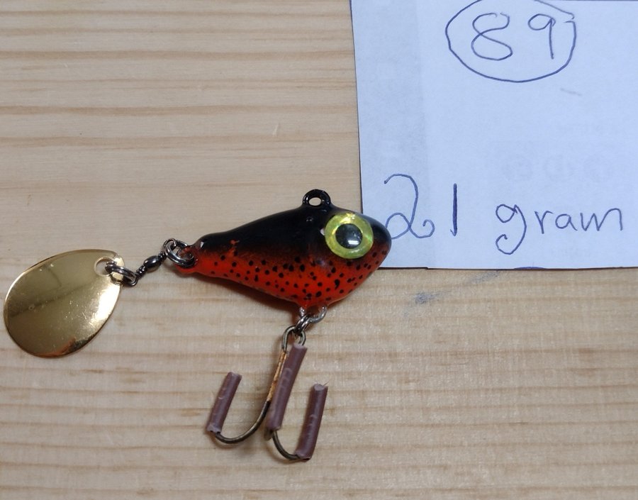 Tail Spinner 21 gram (handgjord) nummer 89