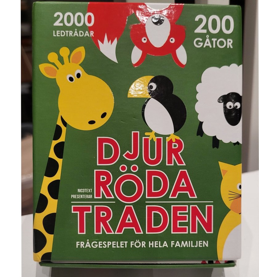 Djur Röda Tråden - Frågespel för hela familjen