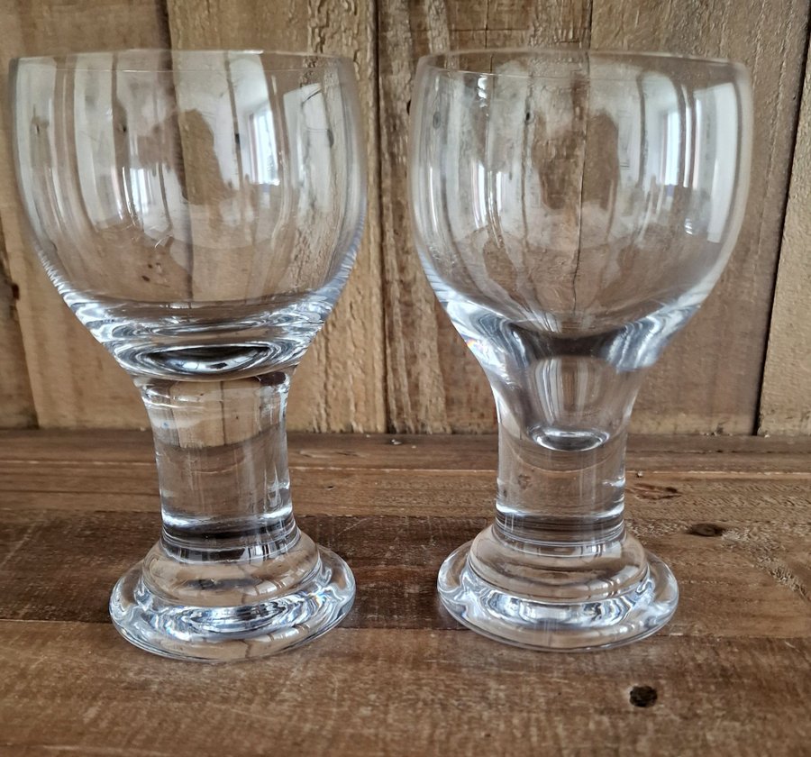 Kosta Boda 2 strödvinsglas Ballad H 16 cm Bertil Vallien