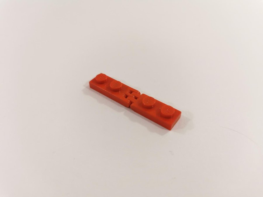 Lego - hinge - böjbar - länk - solid - part 4276a 4275a - röd