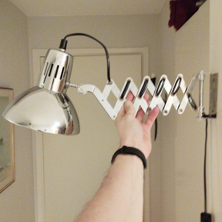 Saxlampa IKEA Krom Metall