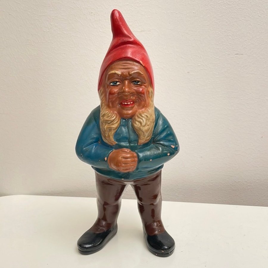 Vintage Tomte i Keramik/Porslin Retro Made in Germany 1900-tal.