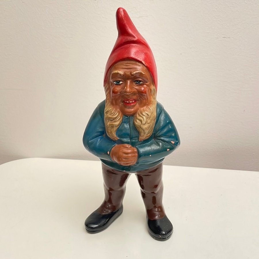 Vintage Tomte i Keramik/Porslin Retro Made in Germany 1900-tal.