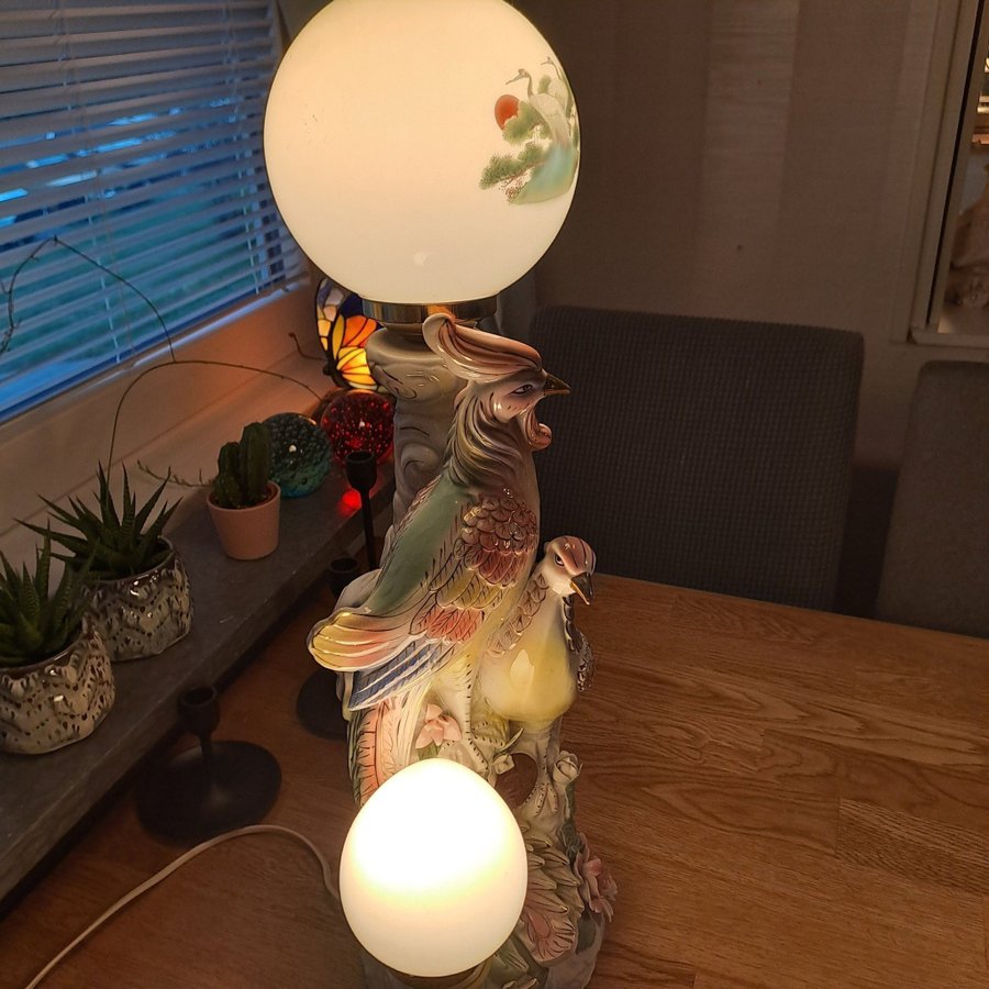 Fåglar bordslampa