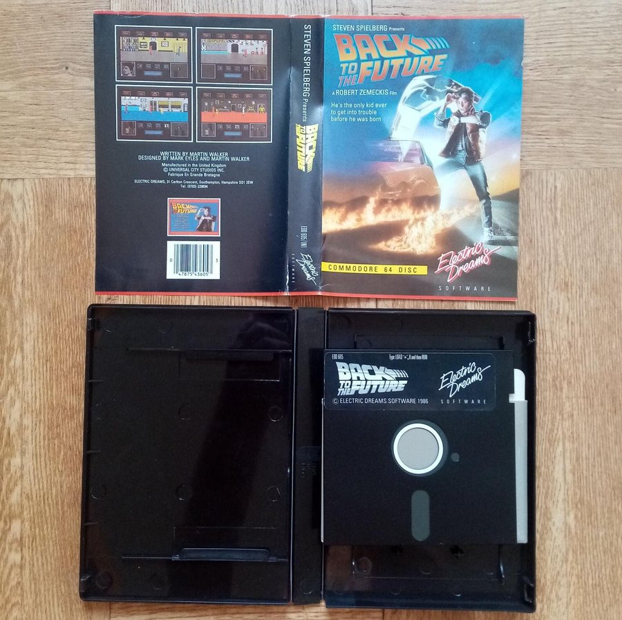 Back to the Future (Electric Dreams) Disk ->TESTAD<- Commodore 64 / C64 Spel