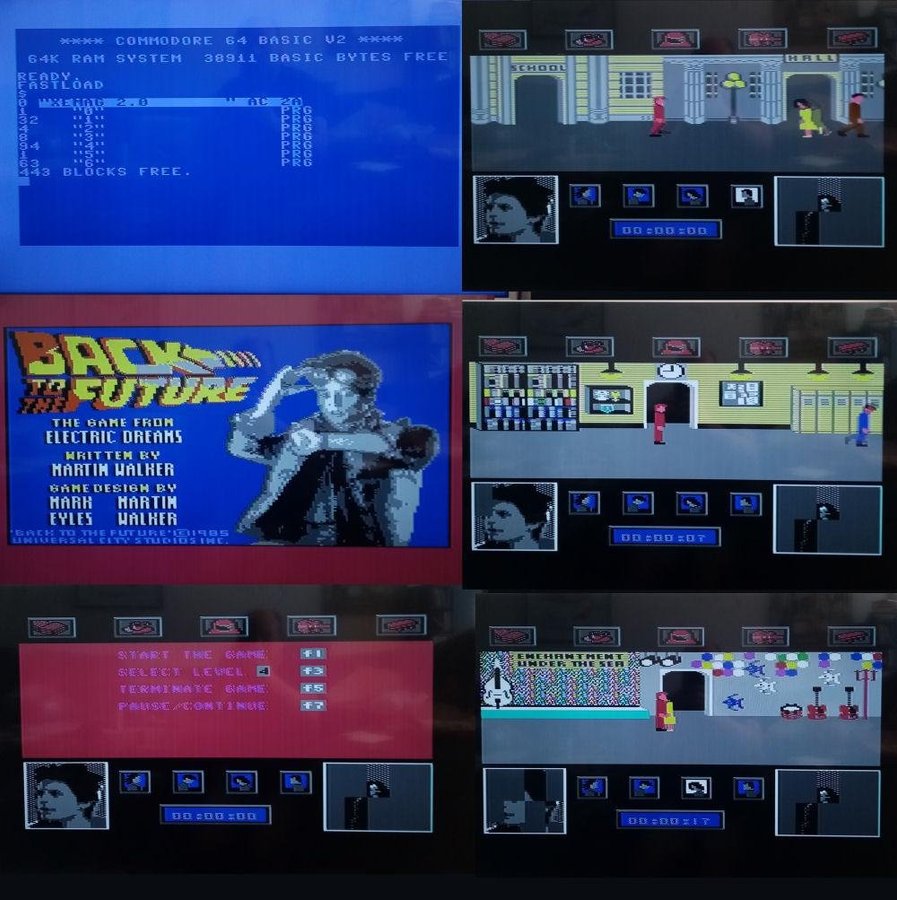 Back to the Future (Electric Dreams) Disk ->TESTAD<- Commodore 64 / C64 Spel