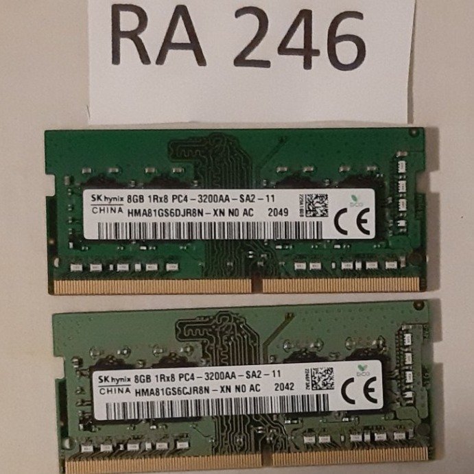 DDR4 16GB  märke : SK hynix snabba 3200MHz  för laptop