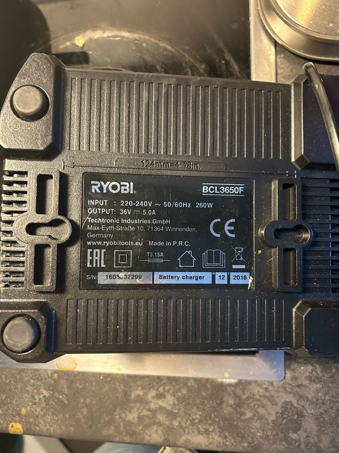 Ryobi 36V 5.0Ah batteri