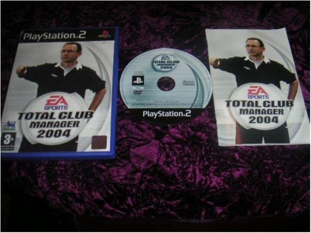 TOTAL CLUB MANAGER 2004 PLAYSTATION 2