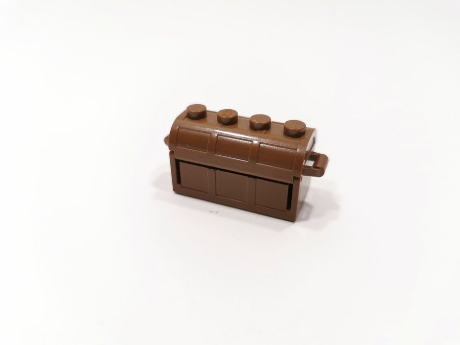 Lego - pirates - castle - kista - part 4738ac01 - brun (old brown)