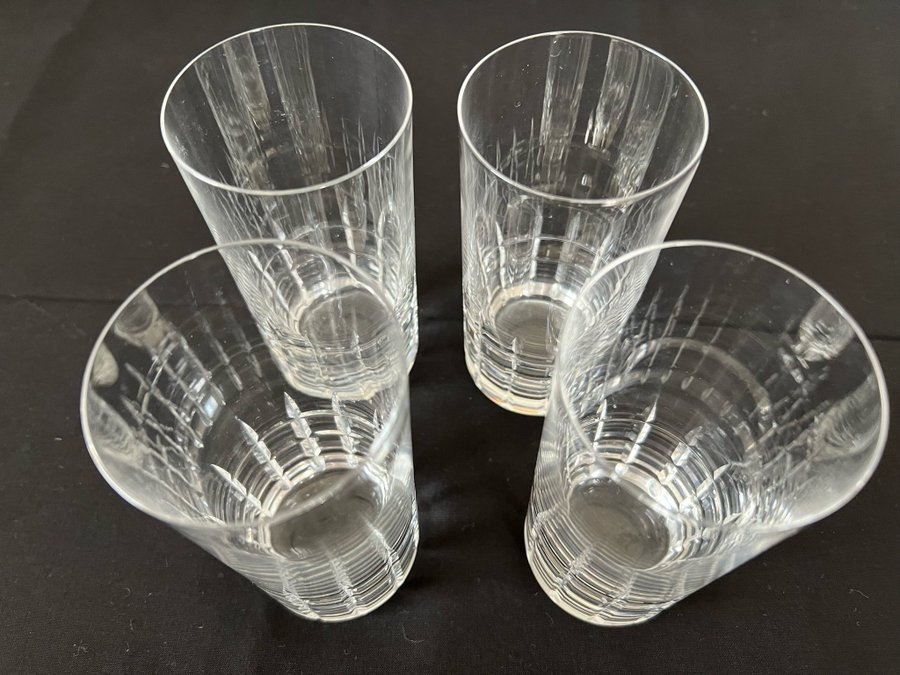 4 st Vintage Kosta Boda City Grogg glas.