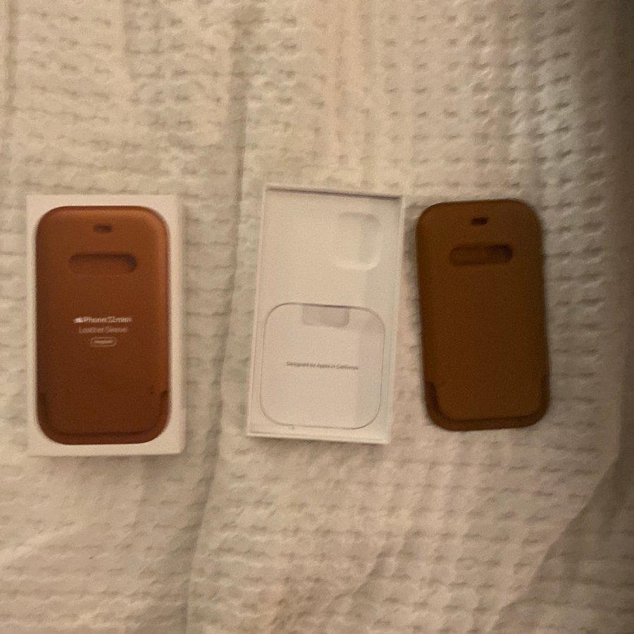 Apple Läderfodral för iPhone 12 mini utrop 19kr