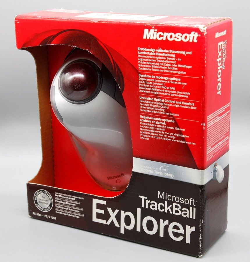 Microsoft Trackball Explorer oöppnad!