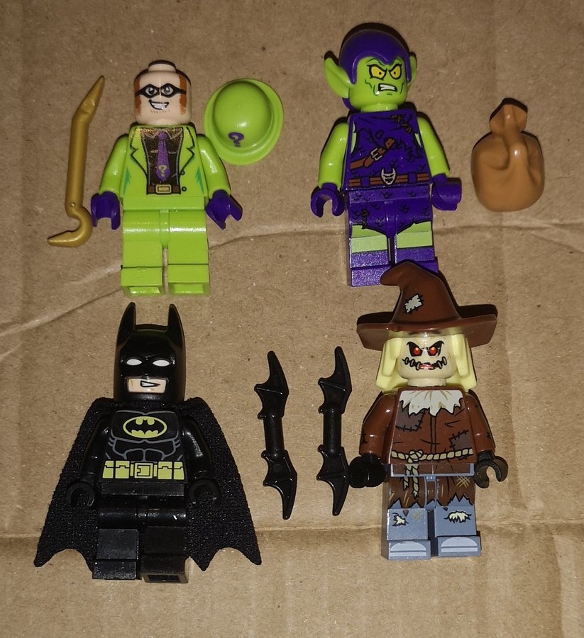 LEGO Super Heroes Minifigurer - Batman, Spiderman, Green Goblin m.fl.