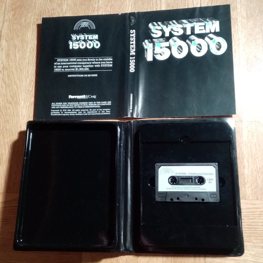 System 15000 (AVS) ->TESTAD<- Commodore 64 / C64 Spel