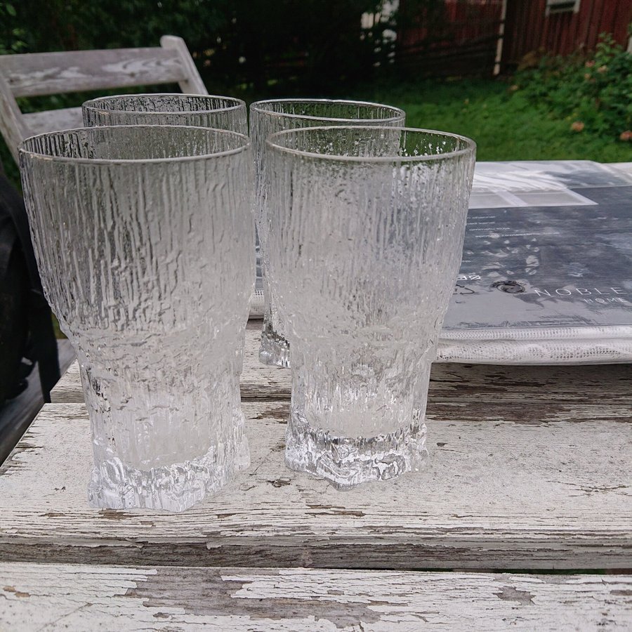 Iittala glas fyra stycken drink