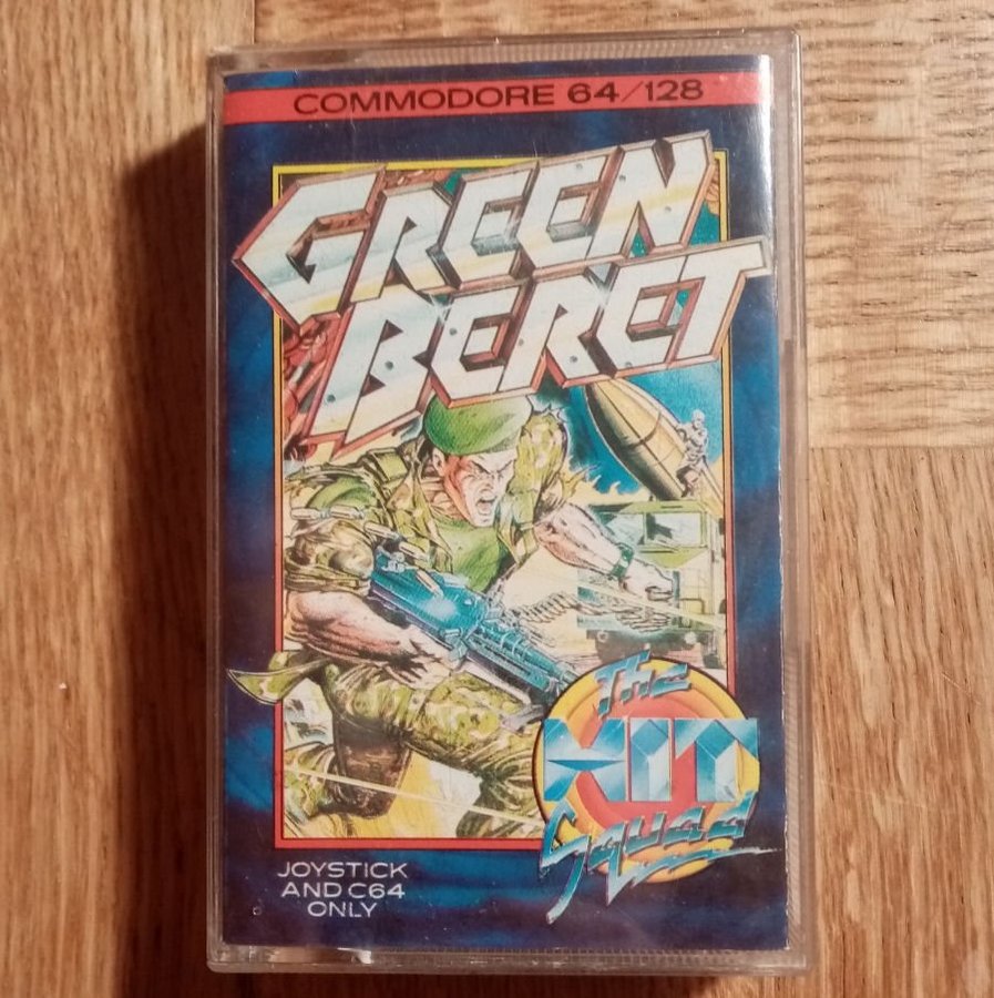 Green Beret (The Hit Squad - Konami) ->TESTAD<- Commodore 64 / C64 Spel