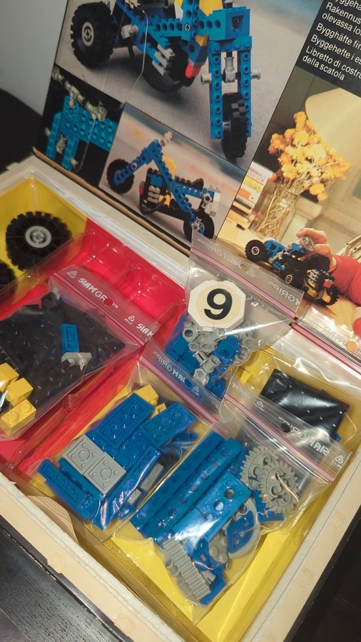 LEGO 854 - Go-Kart, från 1978, komplett  fint skick!