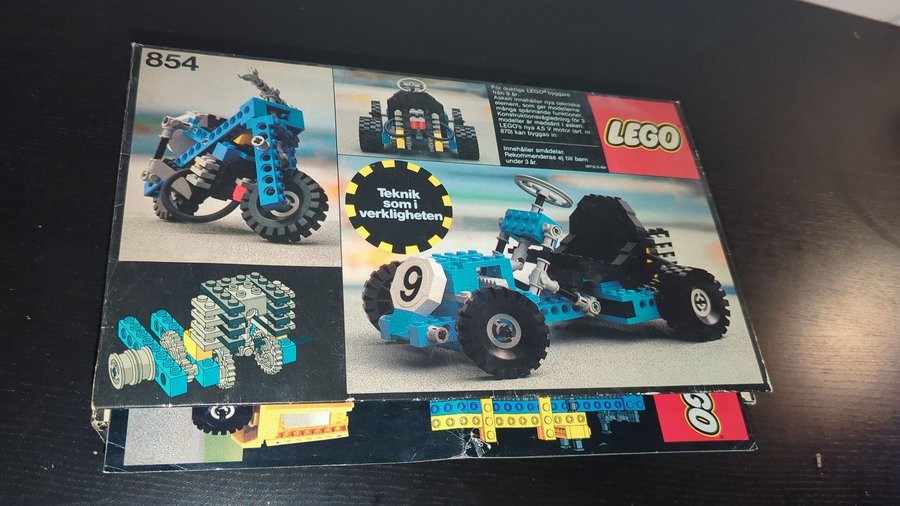 LEGO 854 - Go-Kart, från 1978, komplett  fint skick!