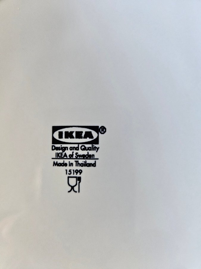 Grafisk tallrik Ovanlig IKEA Färgrik Tickar Maria Vinka