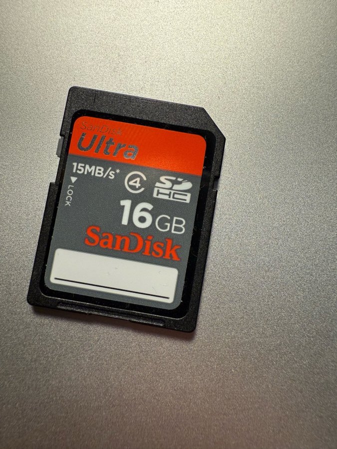 Sandisk Ultra 16GB SD-kort