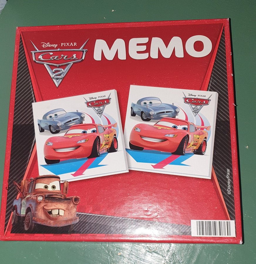 Memory spel - Cars 2