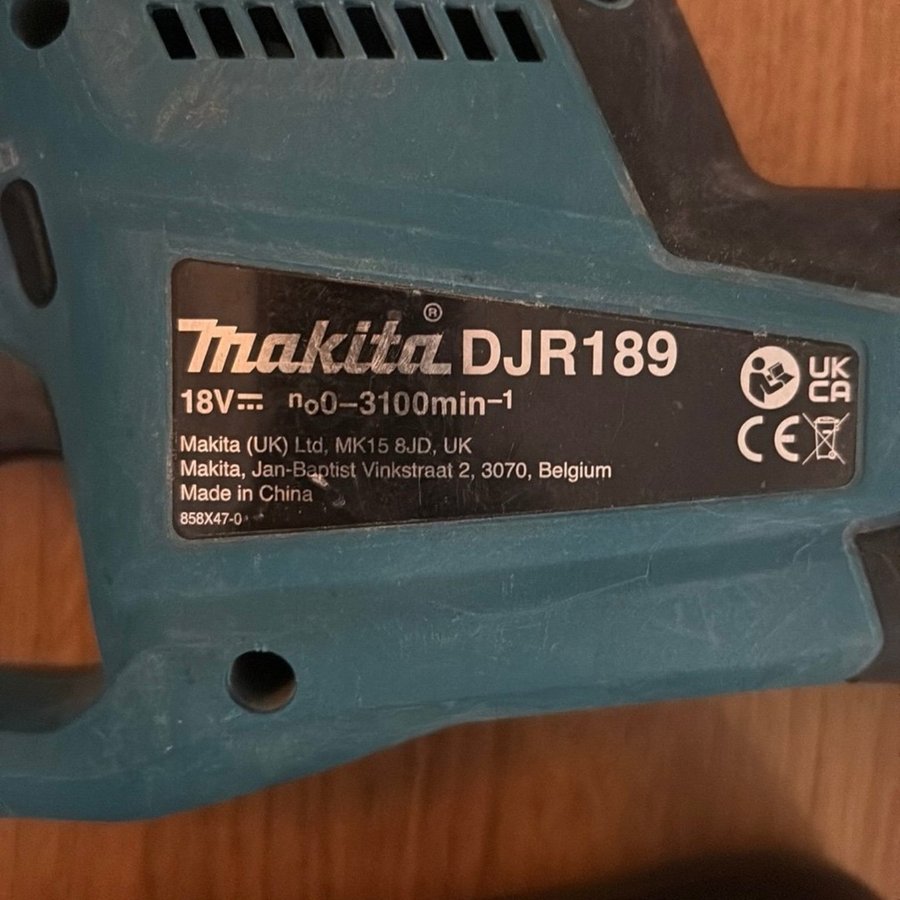 Makita DJR189 Reciprocating Saw