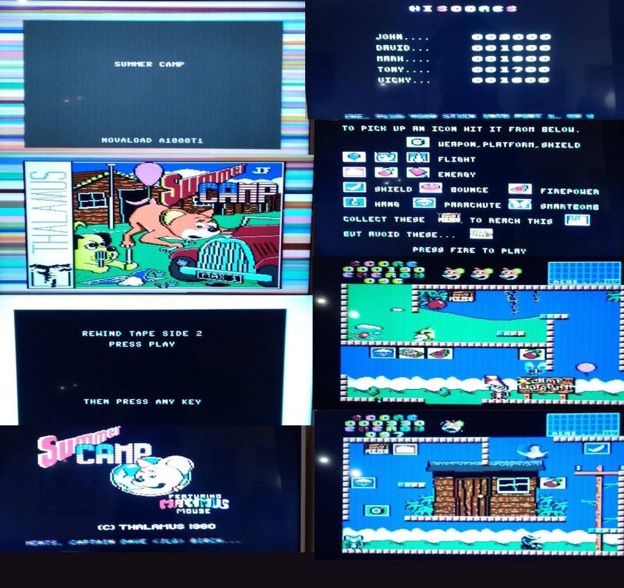 Summer Camp (Thalamus) ->TESTAD<- Commodore 64 / C64 Spel