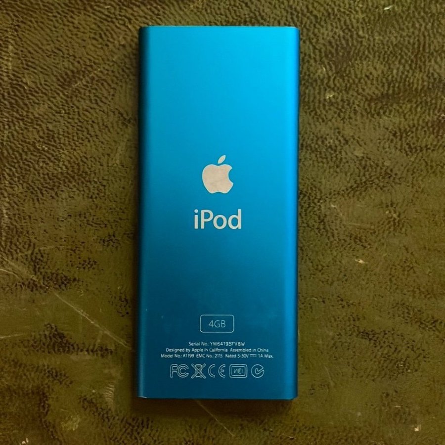 iPod 4GB Blå