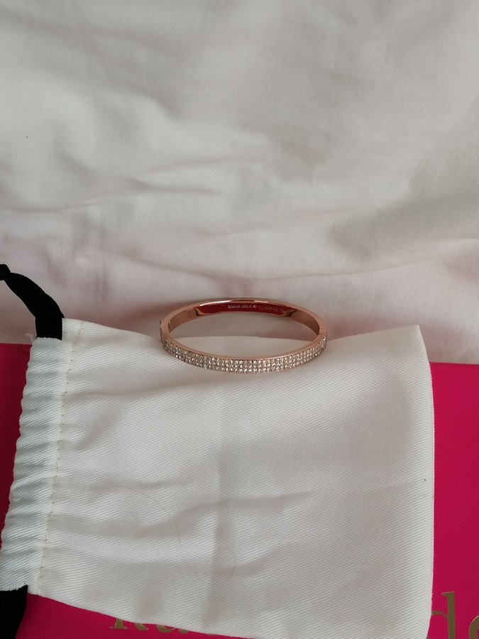 NYTT KATE SPADE ARMBAND Bangle HEAVY Metals ROSE FÄRG