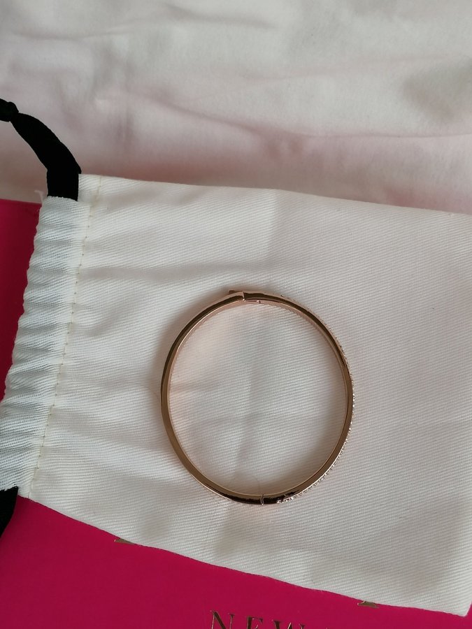 NYTT KATE SPADE ARMBAND Bangle HEAVY Metals ROSE FÄRG