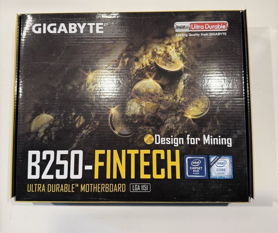 Gigabyte GA-B250-FinTech Moderkort LGA 1151