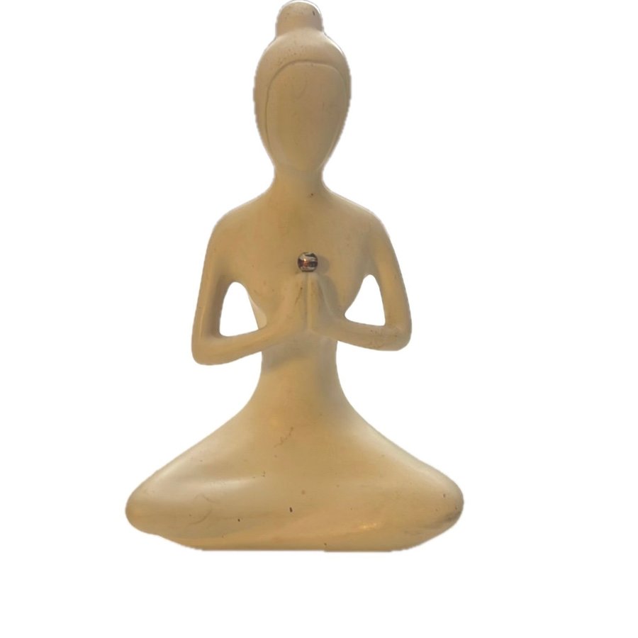 Yogafigur i keramik