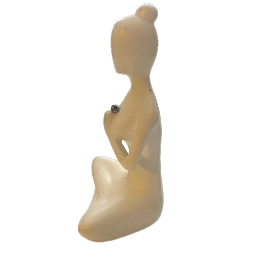 Yogafigur i keramik