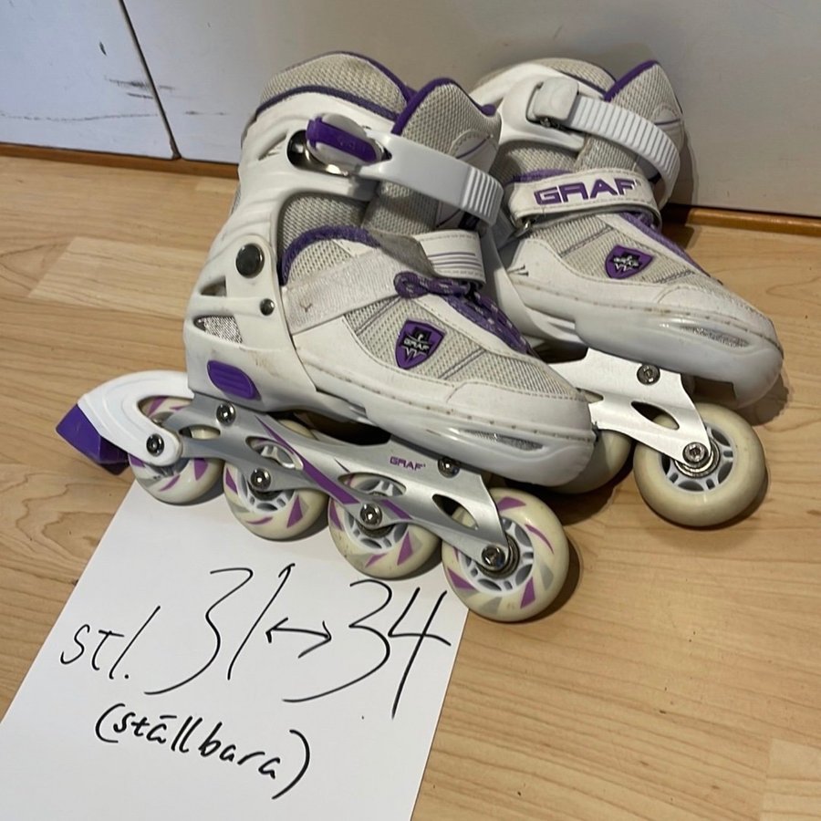 Graf Rullskridskor Storlek 31-34 inlines rollerblades