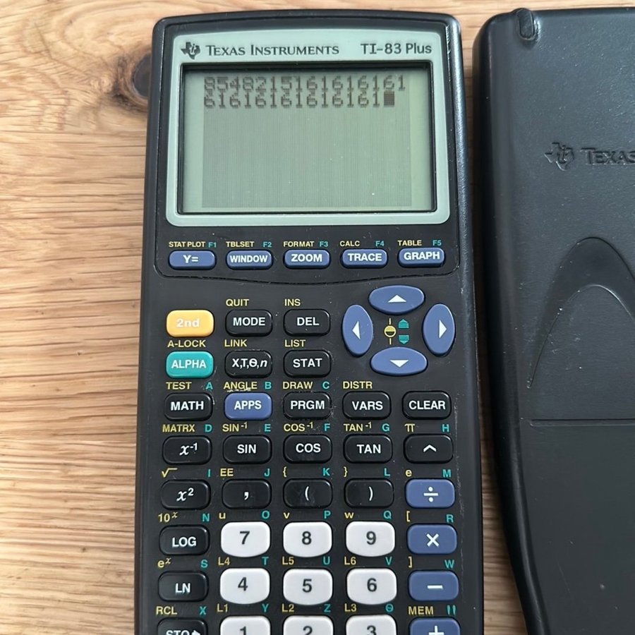 Texas instruments TI-83 plus