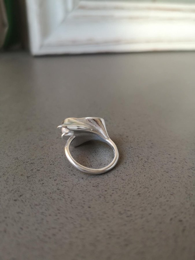 SILVER ring 925 stämpel pläterad