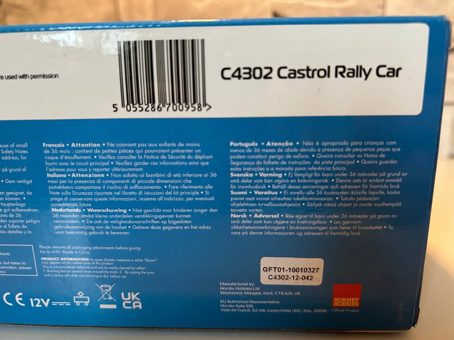 Scalextric C4302 Castrol Rally Car