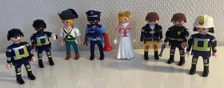 8 st. Playmobil figurer från 2014