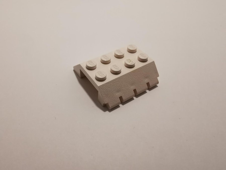 Lego - hinge - slope - tak - 4x4 - part 4857 - vit