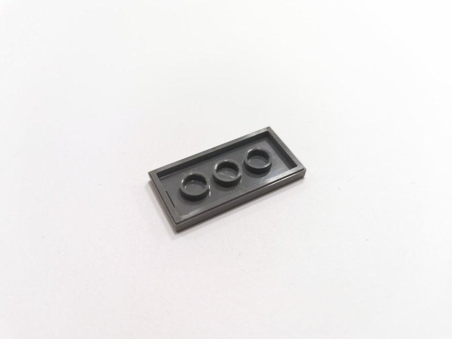 Lego - tile - slät - bas - 2x4 - part 87079 - mörkgrå (bluish)