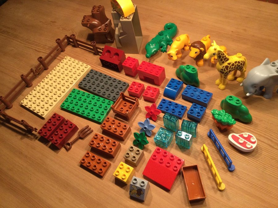 Lego Duplo, ej komplett djurpark