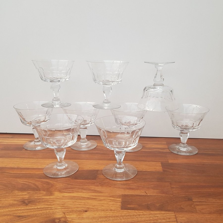 8 st Vakert Kocktailglas/ Martini glas