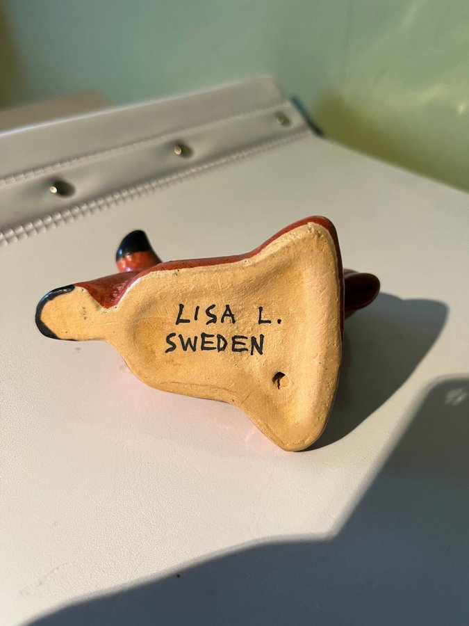 Tomte i keramik Lisa Larsson