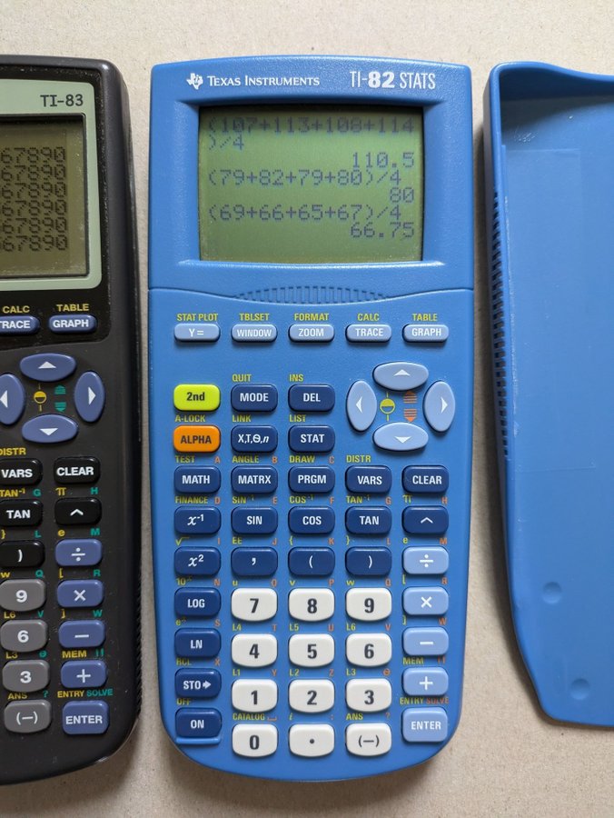 Texas Instruments TI-83 och TI-82 Stats