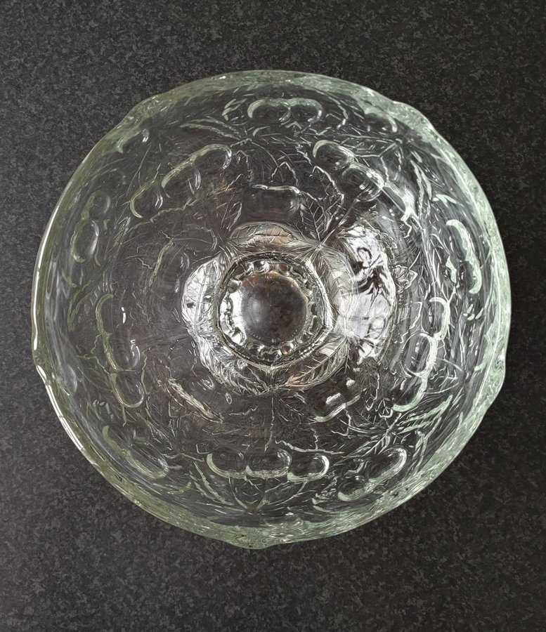 Bohemia Crystal, Josef Inwald, for Barolac, Skål, Bowl, 1940-tal Czech Glass