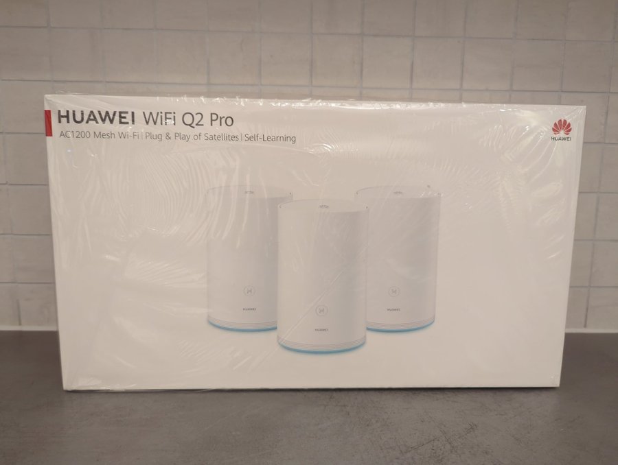 HUAWEI mesh router WiFi Q2 Pro 3-pack Hybrid som nya!