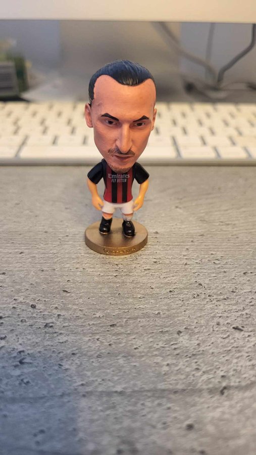 Fotbollsfigur Zlatan Ibrahimovic AC Milan