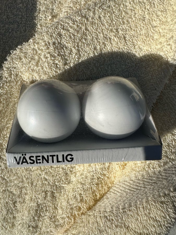 IKEA VÄSENTLIG gardinstångsknoppar 2-pack oöppnade